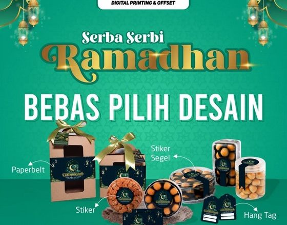 cetak stiker ramadhan, paper belt, kartu ucapan