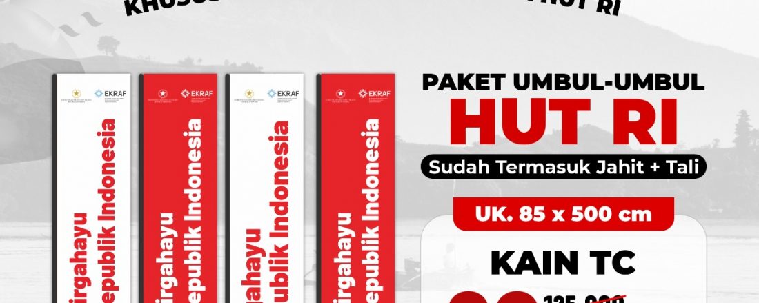 cetak umbul umbul surabaya