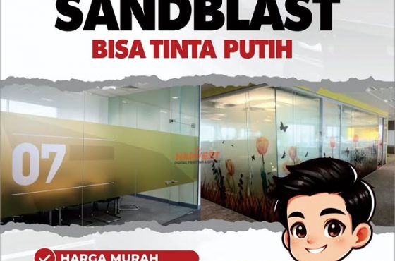Cetak Stiker Sandblast
