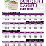 cetak kalender poster