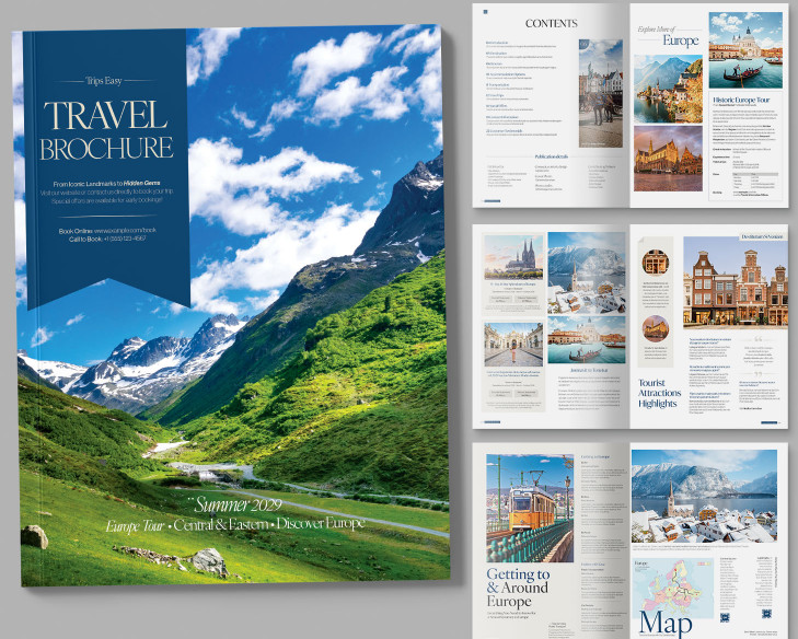 cetak brosur wisata booklet