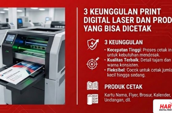 Keunggulan Print Digital Laser