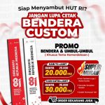 Cetak Umbul Umbul Kemerdekaan