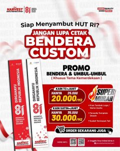 Cetak Umbul Umbul Kemerdekaan