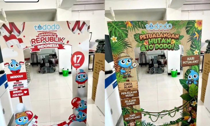 cetak photobooth frame standing