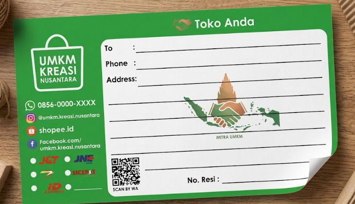 Stiker Label Pengiriman Online Shop