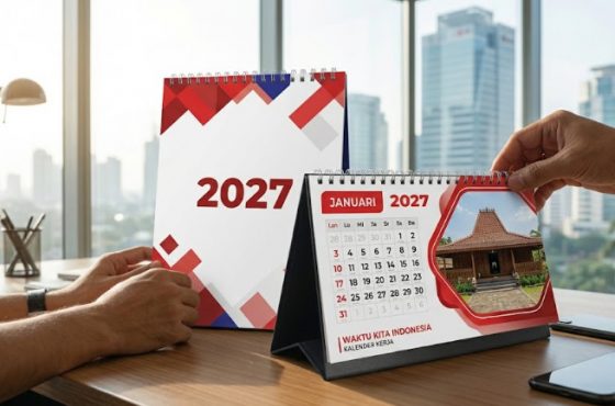 cetak kalender duduk
