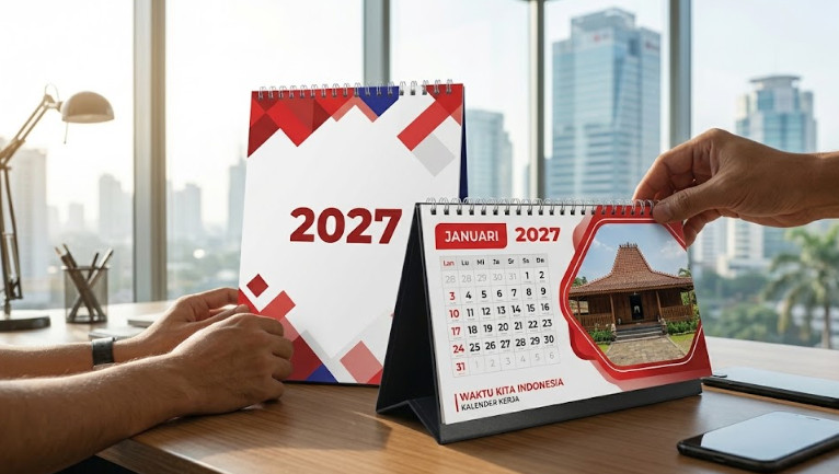 cetak kalender duduk