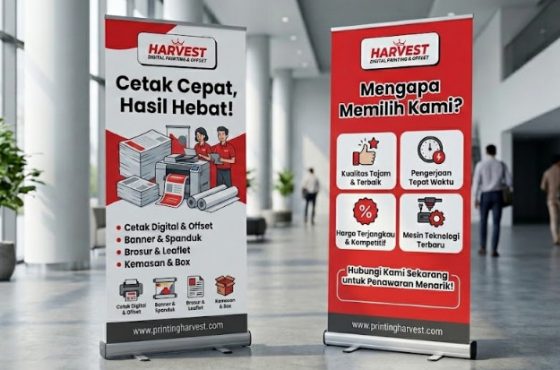 Bahan Roll Up Banner