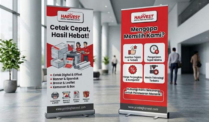 Bahan Roll Up Banner